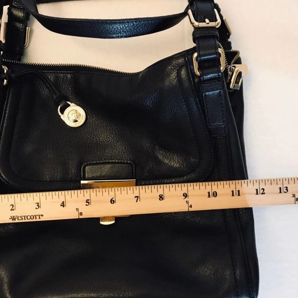 Michael Kors Black Satchel Handbag, EUC - Picture 12 of 16